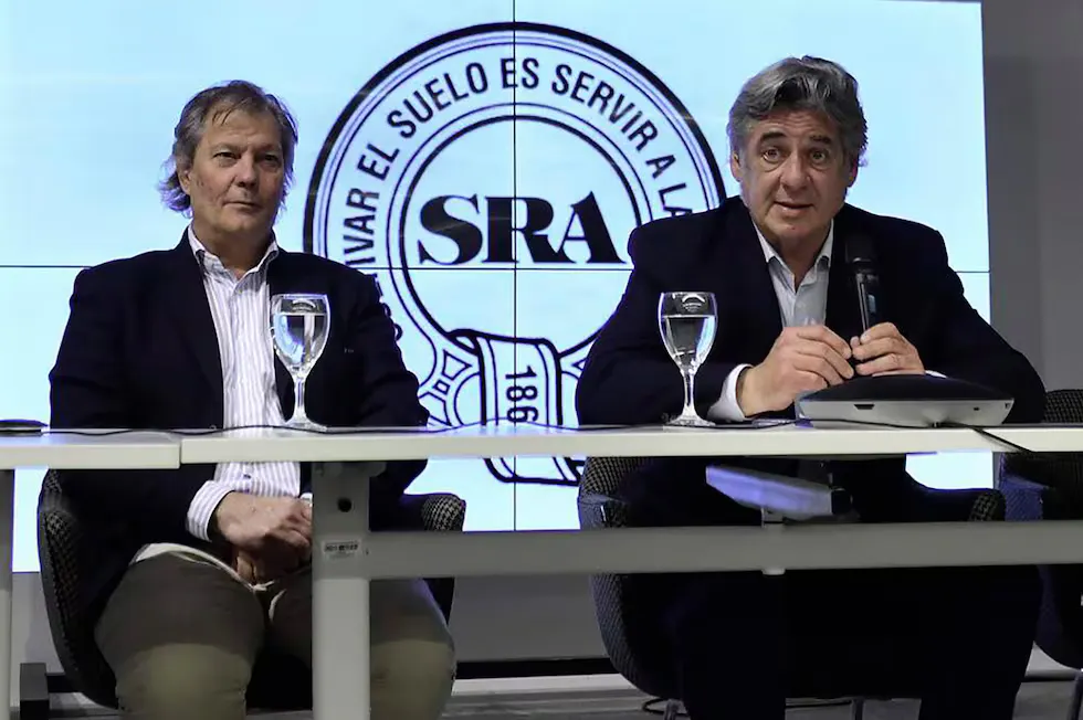 Nicolás Pino y su vice Marcos Pereda Born se enfrentarán en las elecciones de la Sociedad Rural.