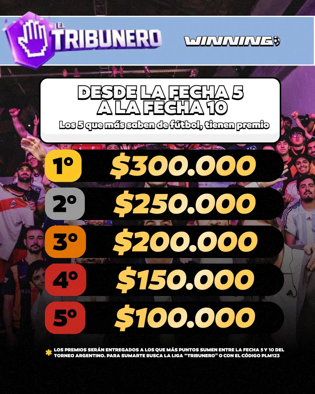 Los premios de Winning en El Tribunero.