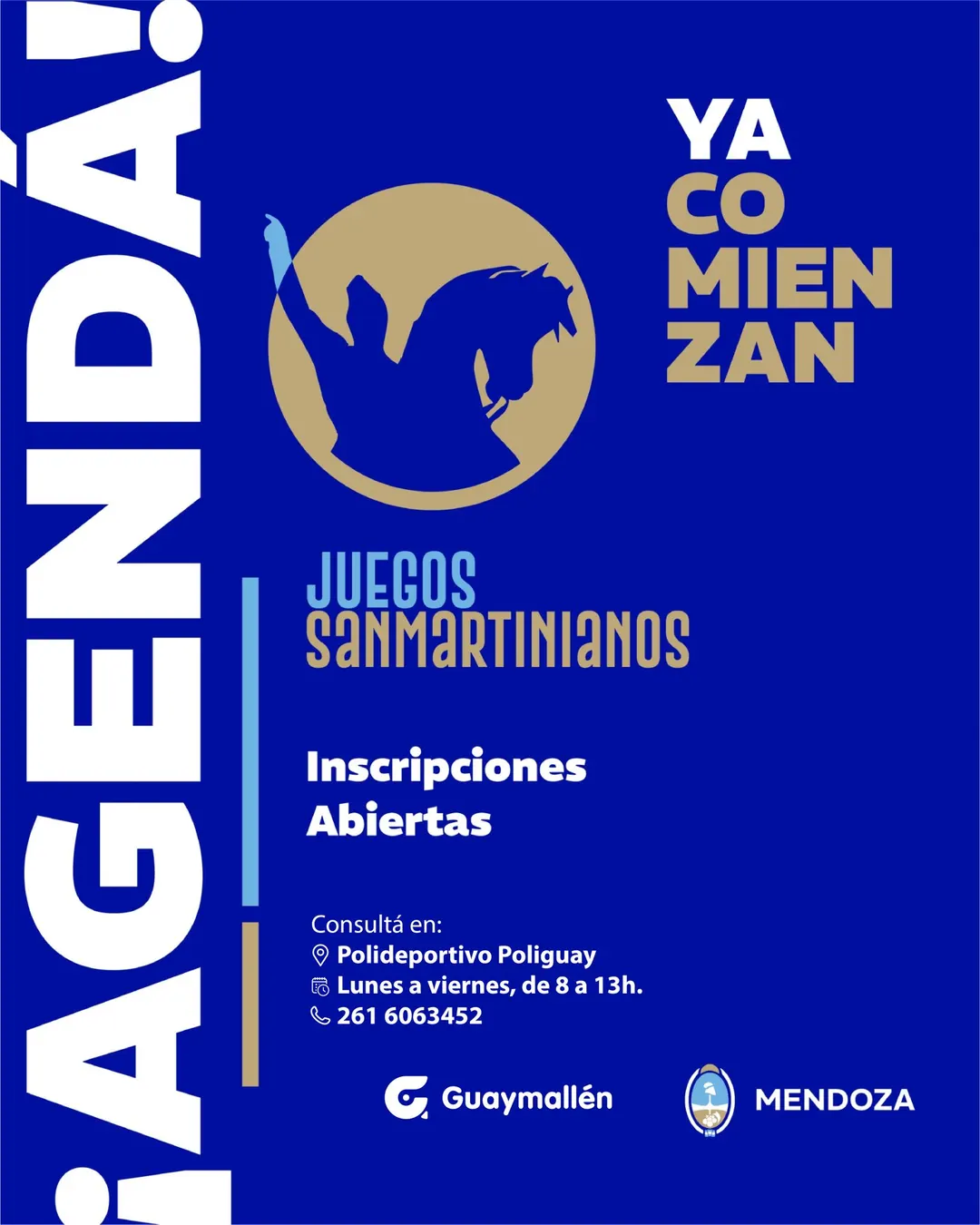 Juegos Sanmartinianos: cómo inscribirse en Guaymallén para llegar a los Juegos Evita.
