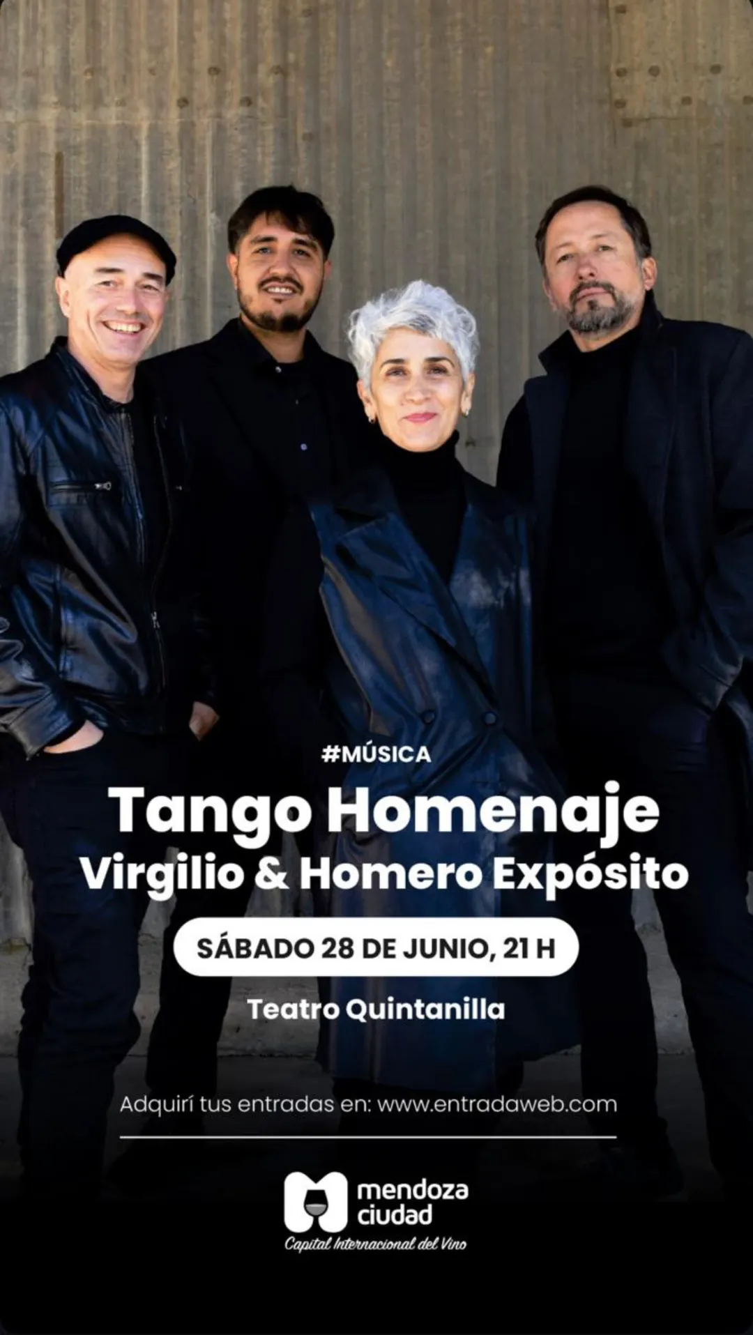 Tango Homenaje se realizará en el Teatro Municipal Julio Quintanilla.