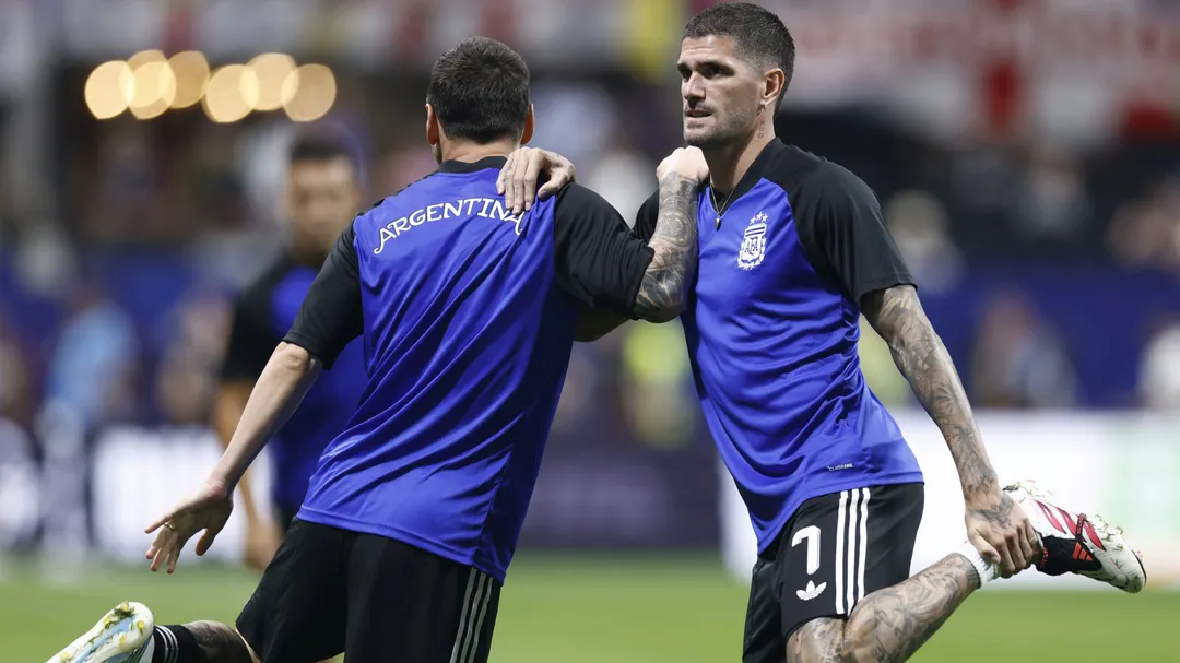 De Paul, el fiel amigo de Messi en la Selección argentina e Inter Miami, estará únicamente ante Benín.