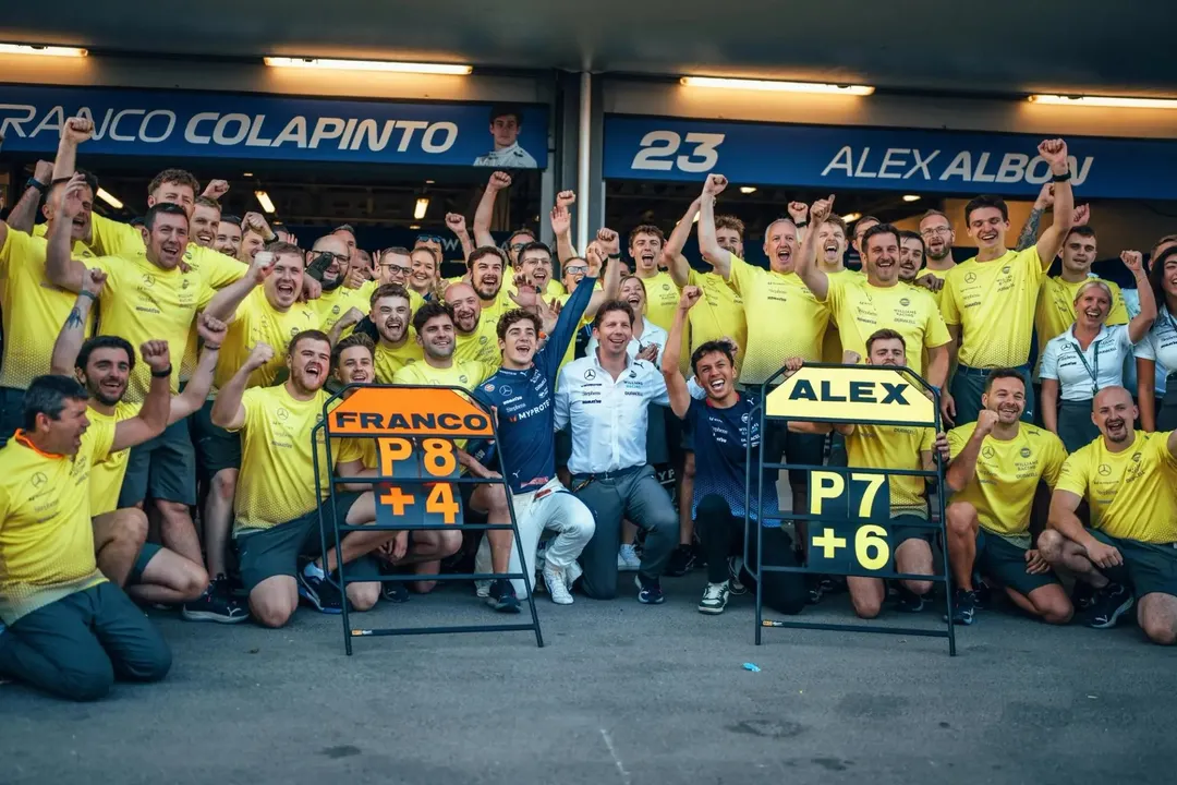 Franco Colapinto sumó por primera vez en el Gran Premio de Azerbaiyán en 2024, cuando corría para Williams. 