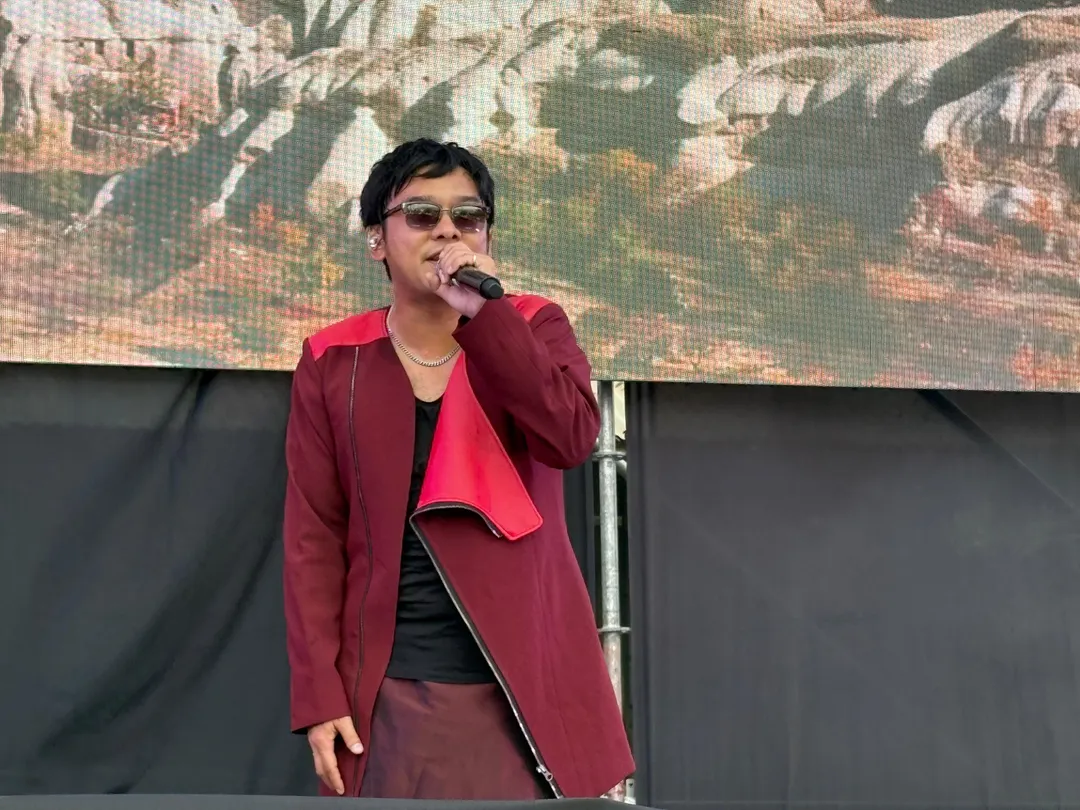 El cantante japonés, CODA, cantó ambos días de la edición.