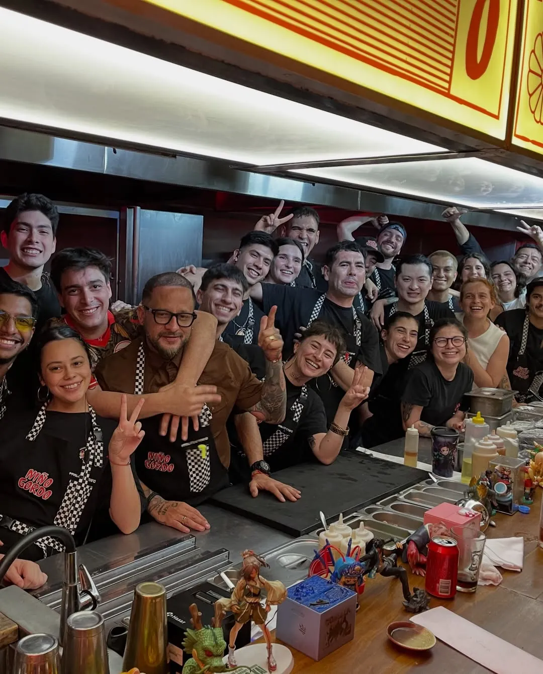 El equipo de Niño Gordo, el restaurante ubicado en Palermo. 