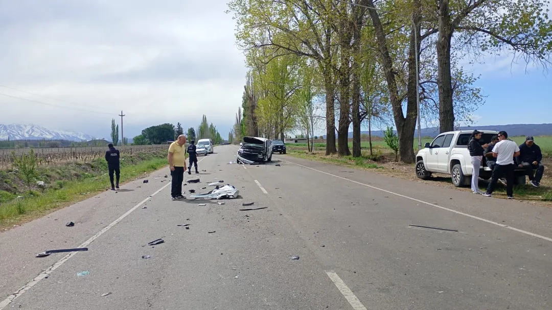 El accidente se produjo en calle La Gloria de Tupungato.