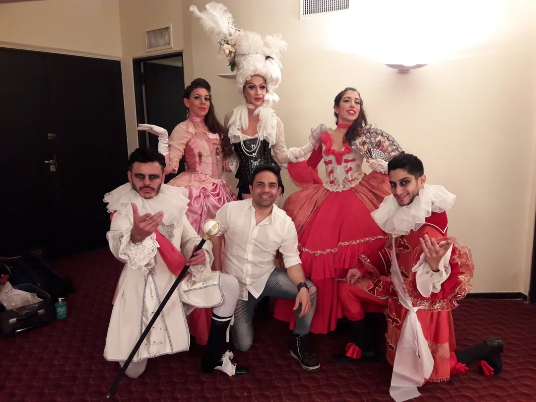 María Antonieta paras Mostrix Producciones, Fiesta Nacional del Teatro año 2018.