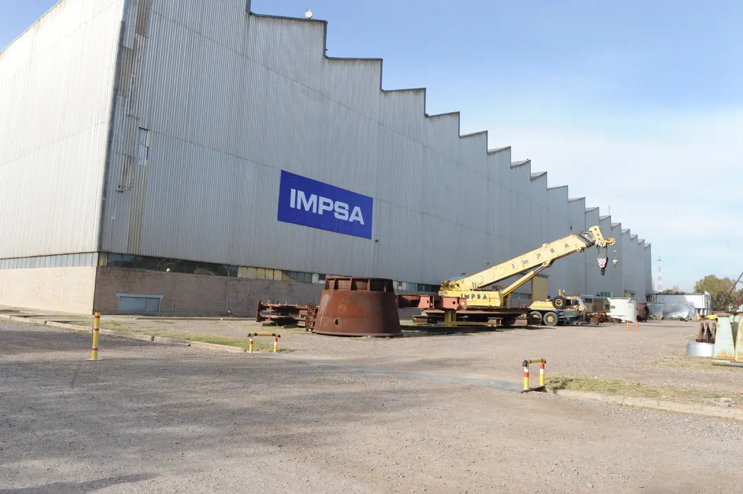 Una de las turbinas que IMPSA construía. Foto: ALF PONCE MERCADO / MDZ