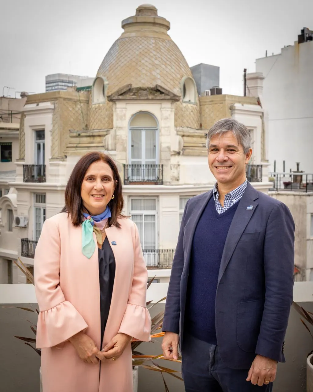 Alejandra Ferraro y Víctor Valle.