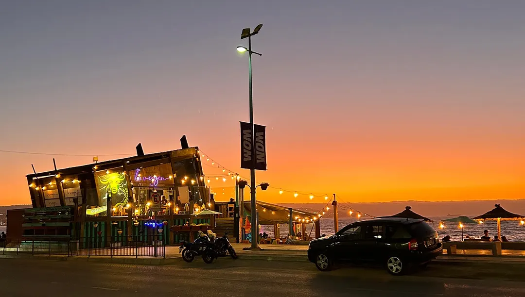 Atardecer en Reñaca.
