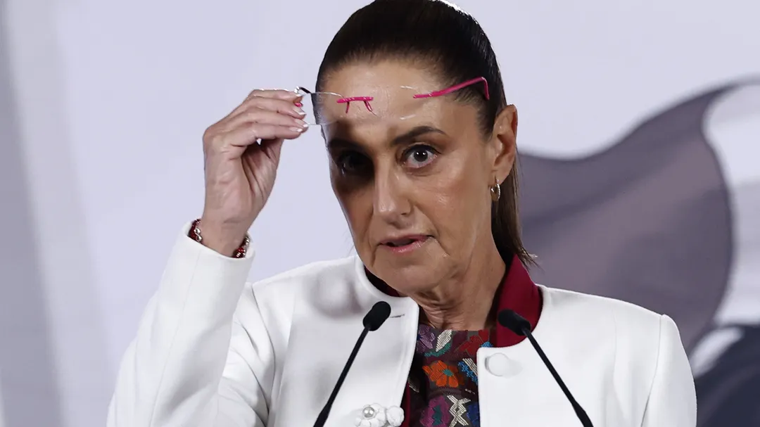 A Claudia Sheinbaum no le ha temblado la voz al hablar sobre Donald Trump. Foto Efe