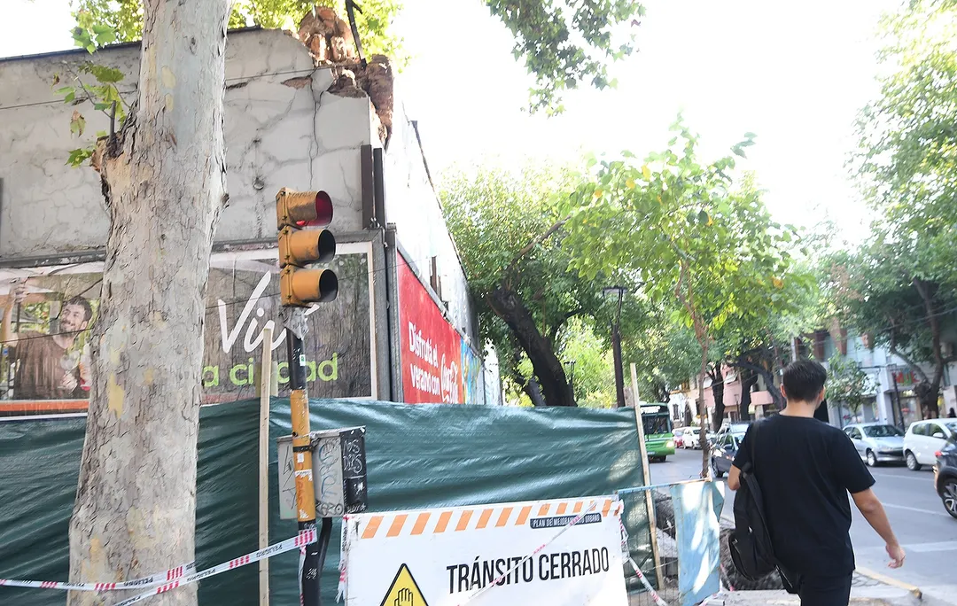 El edificio de la calle Montevideo estaba en malas condiciones edilicias.