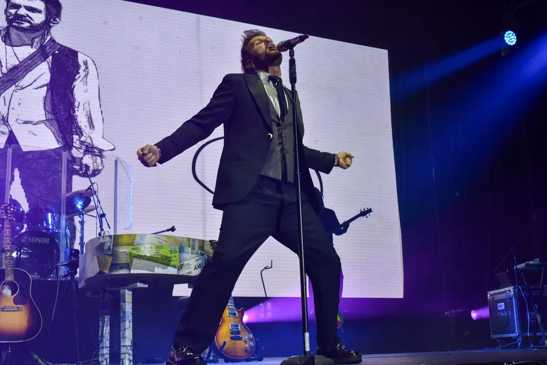 Axel en su último show en Mendoza.