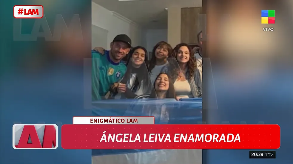 Ángela Leiva, la figura que apostó nuevamente al amor. 