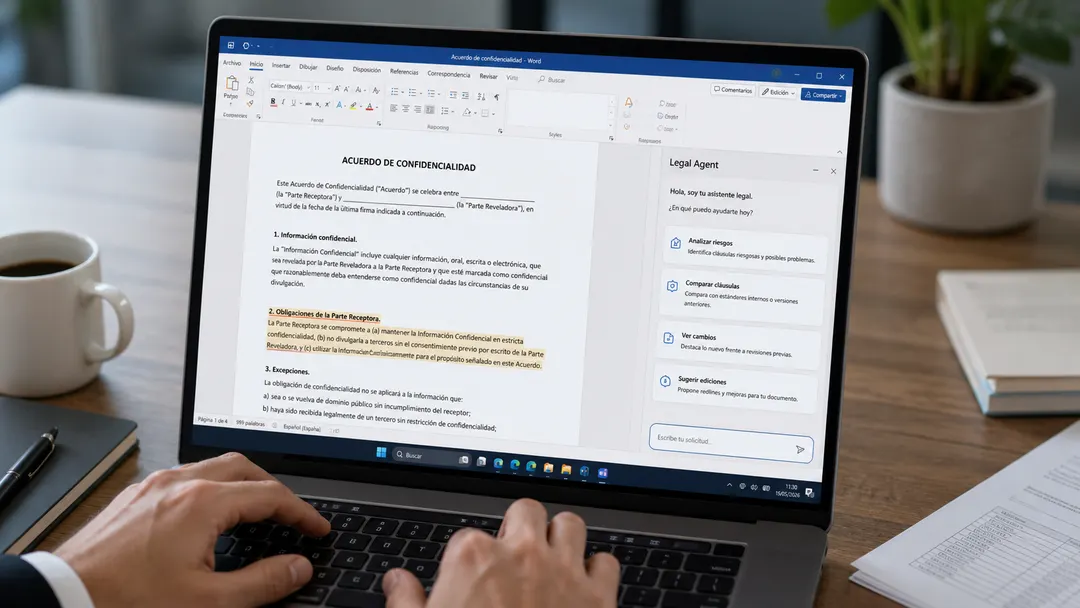 Microsoft apuesta por escala y precio frente a Harvey, referente de la inteligencia artificial legal.