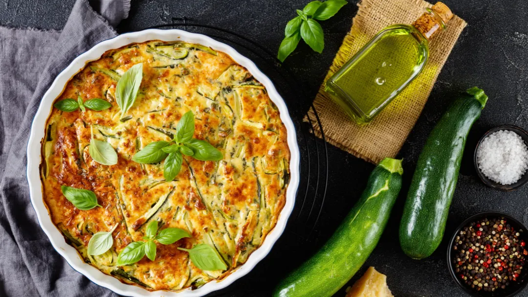 Receta práctica de tarta de zucchinis