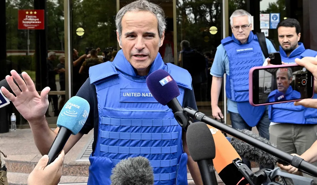Rafael Grossi, el argentino titular del OIEA, respondió a Rusia. Foto: Efe 