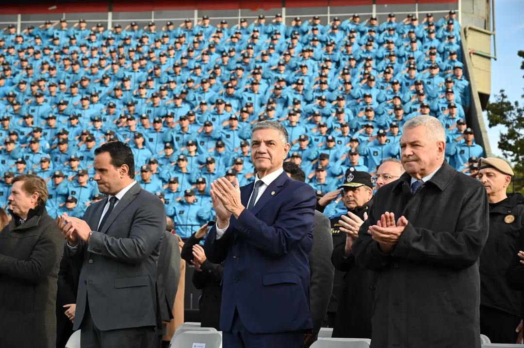 Jorge Macri sumó 650 policias nuevos a la Ciudad.