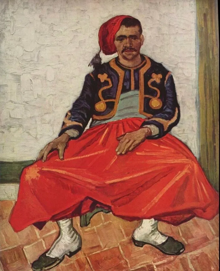 “El Zuavo sentado”