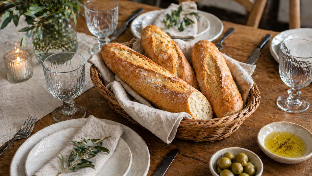 Receta de pan francés crocante