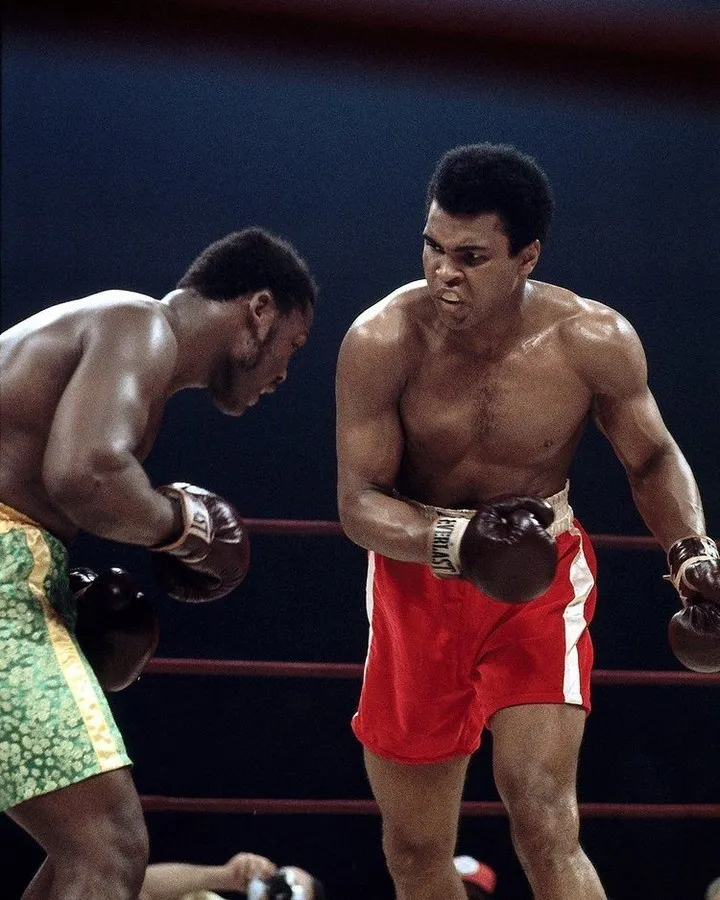 Una pelea de Muhammad Ali.