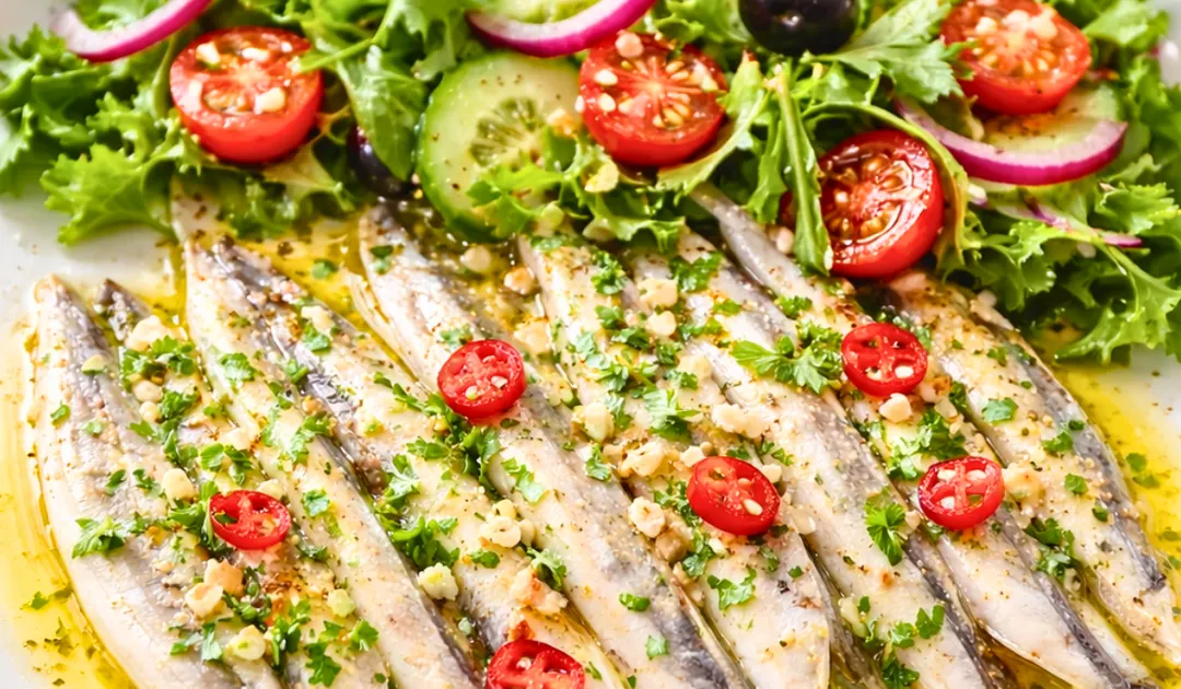 Boquerones en vinagre, tus aliados para el verano