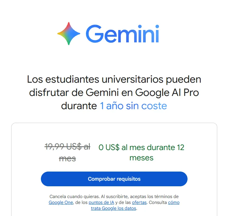Con esta iniciativa, Google busca impulsar la creatividad y la productividad académica mediante soluciones de IA integradas en Workspace.