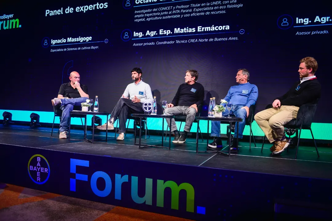 Panel del primer AgroBayer Forum.