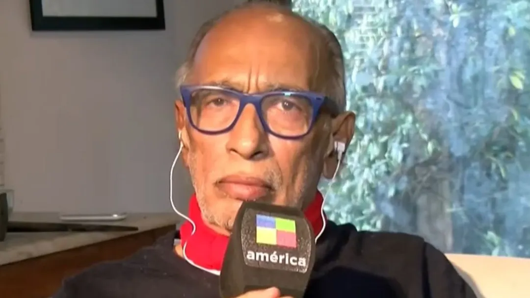 Oscar González Oro en una de sus últimas apariciones en televisión. 