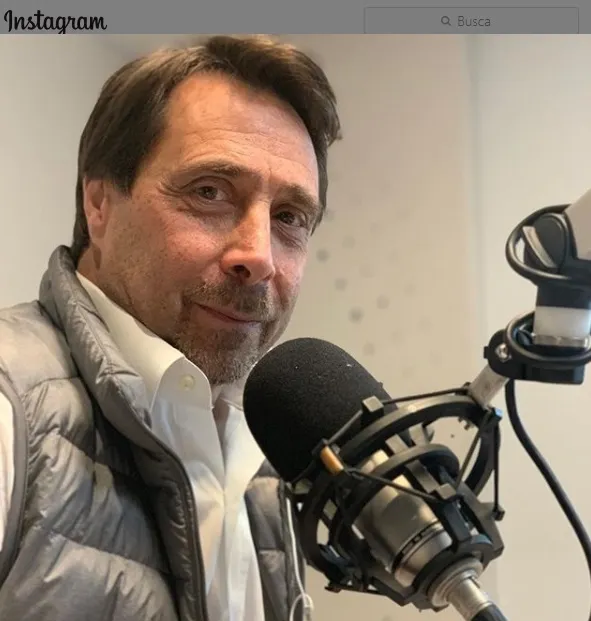 Tras el ataque, Feinmann habló con los medios.