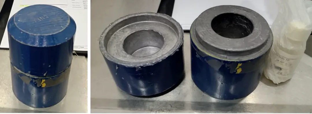 Así es la cápsula con material radioactivo que fue robada.