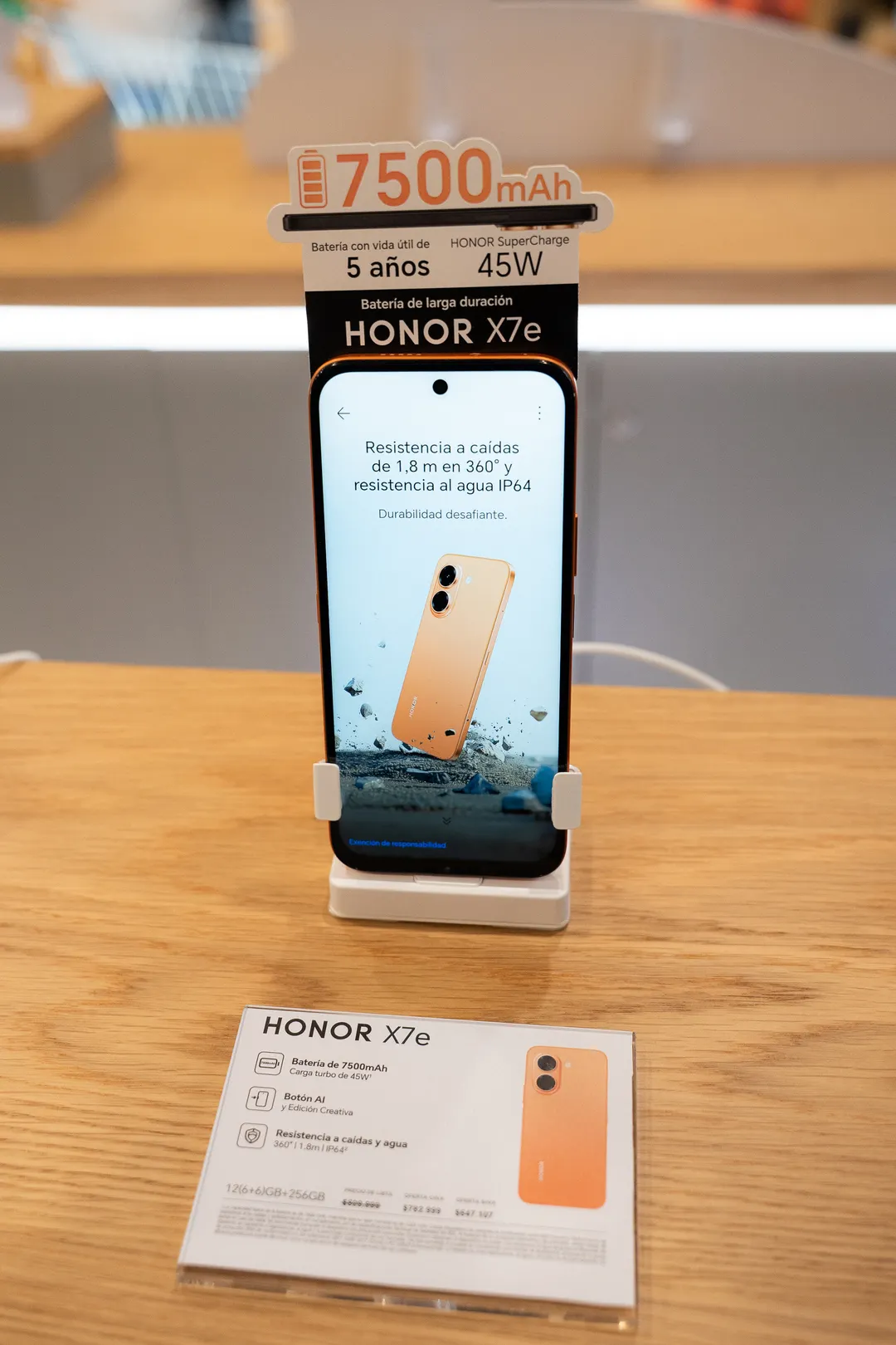 HONOR X7e: gama media disponible en Mercado Libre.