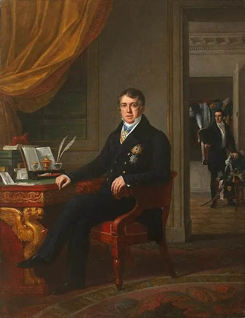Alejandro Aguado. Obra de Francisco Lacona y Fontanet en el Museo del Romanticismo de Madrid.