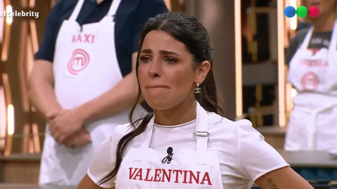 Valu Cervantes, la pareja de Enzo Fernández abandonó MasterChef Celebrity.