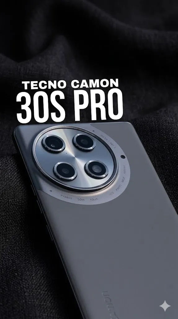 El empaque del Tecno Camon 30S Pro incluye el bloque de carga rápida de 33 vatios y la funda protectora de silicona sin cargos adicionales para el usuario.