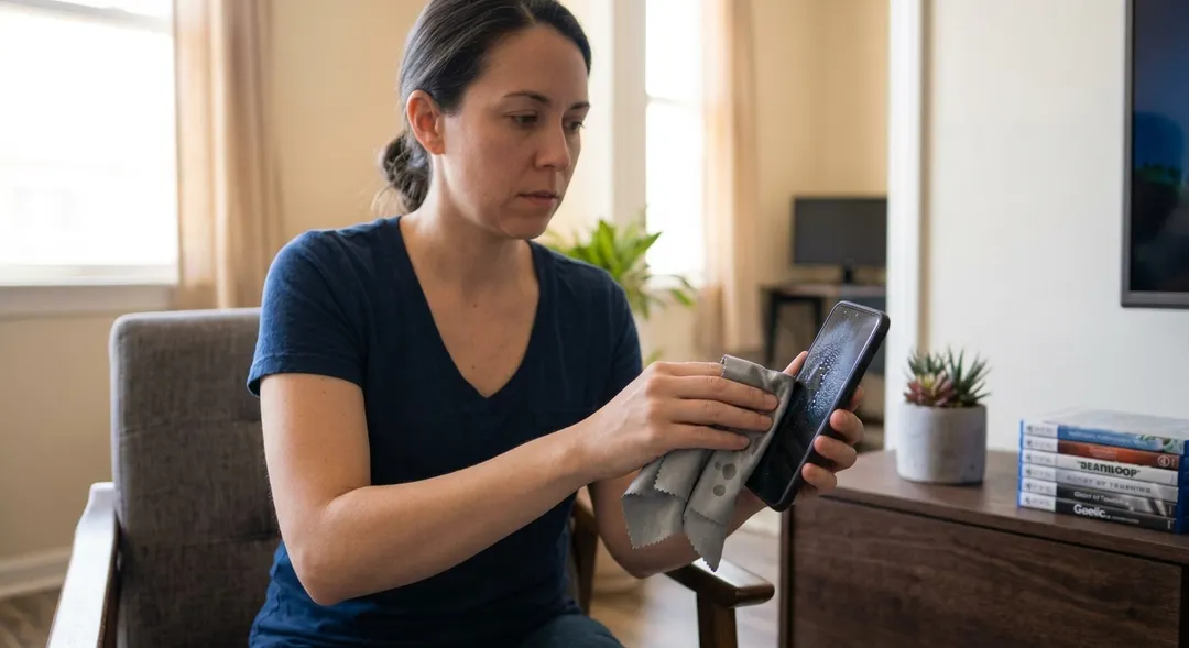 Celular y alcohol requieren precauciones: aplicar productos sobre paños adecuados y nunca directamente sobre pantallas.
