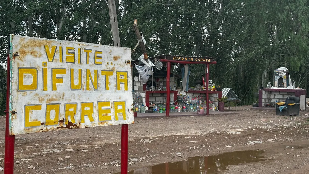 La Difunta Correa tiene altares en distintos sitios del país.