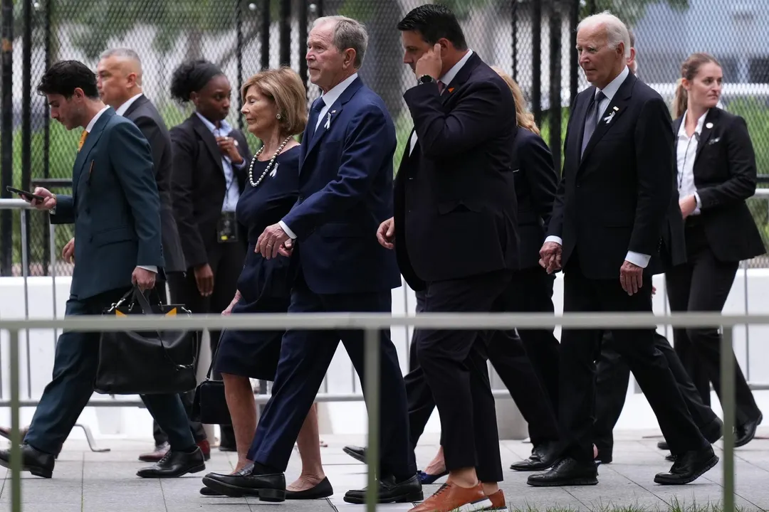 Biden, Obama y Bush encabezaron el homenaje en Nueva York.
