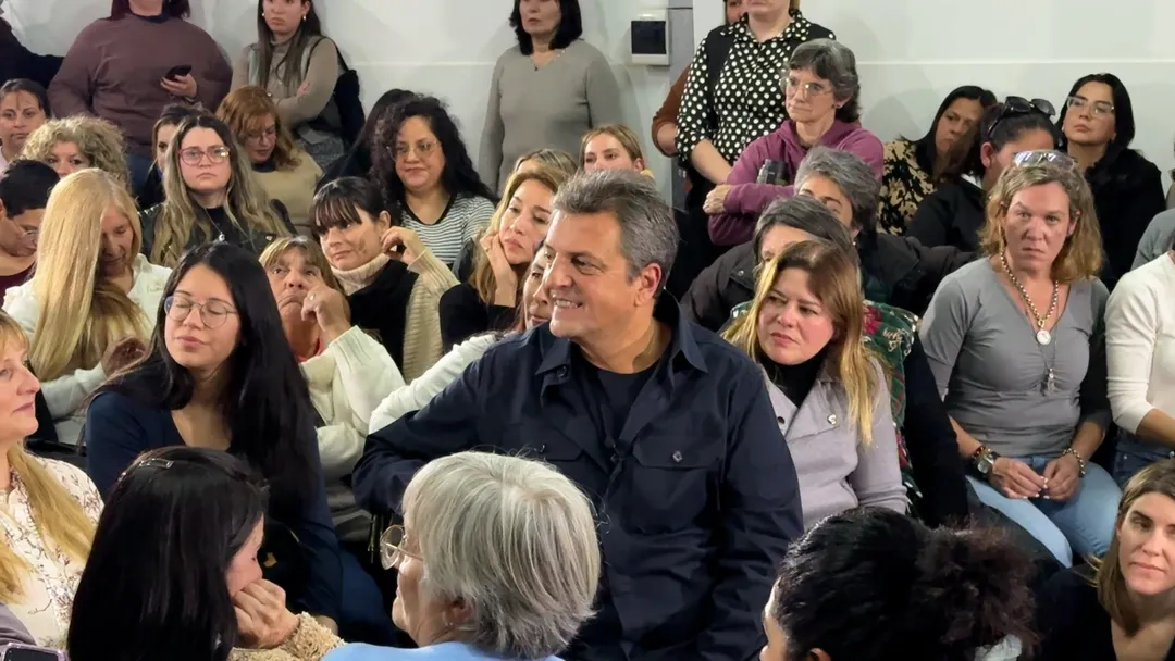Sergio Massa reapareció este sábado