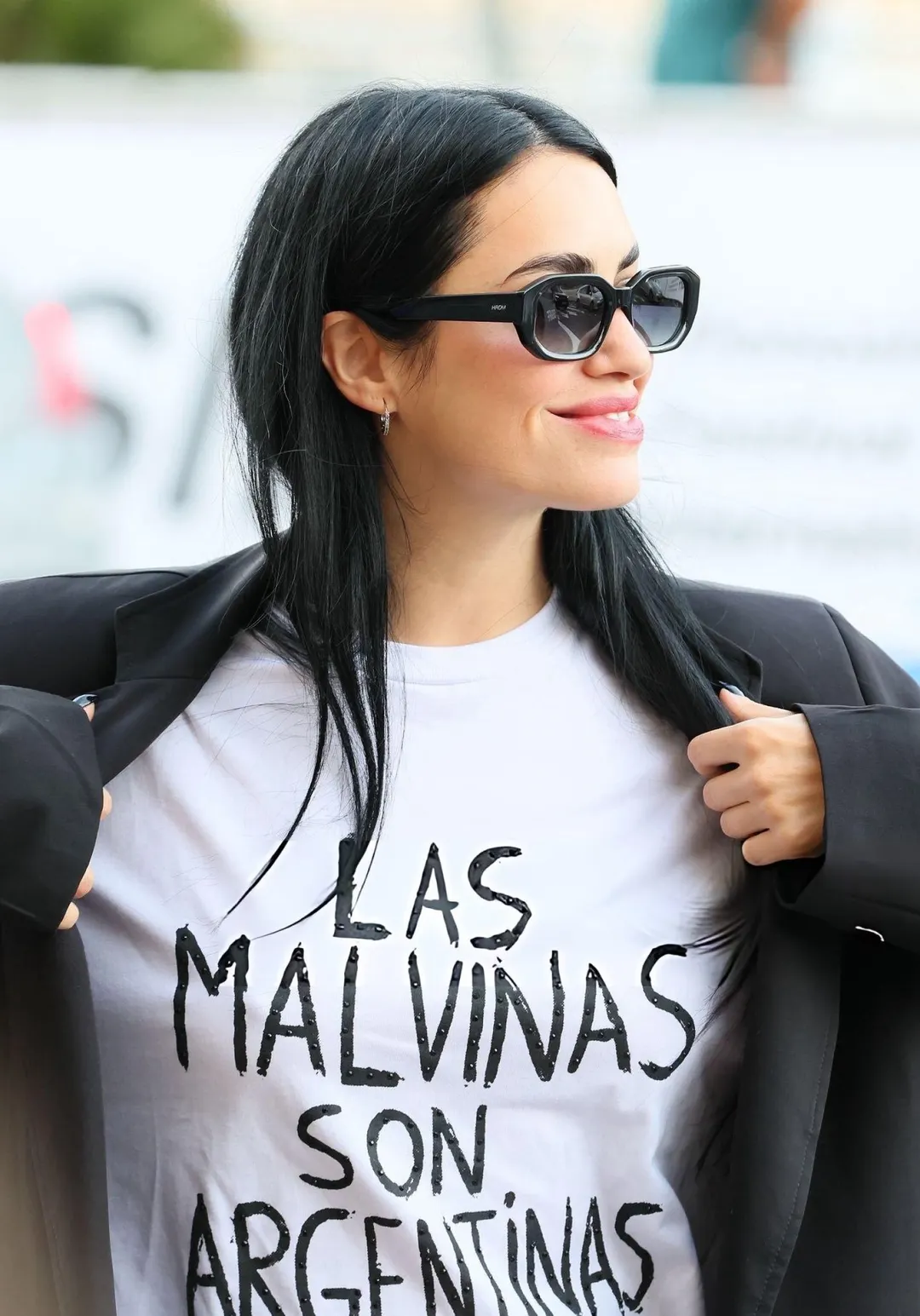 Lali en el Festival de San Sebastián.