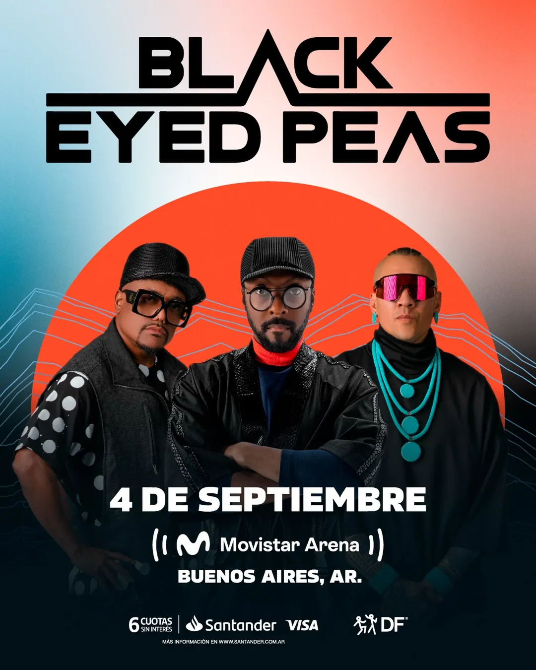 El emblemático conjunto estadounidense se presentará el 4 de septiembre en el estadio de Villa Crespo.