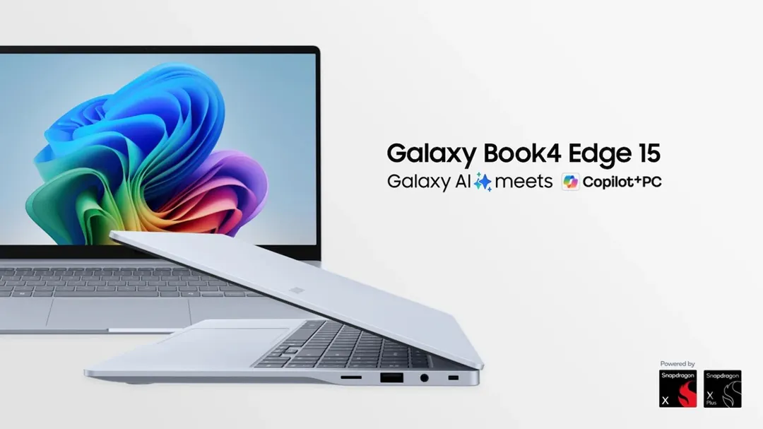 Galaxy Book4 Edge: Eficiencia energética superior con procesadores Snapdragon ARM.