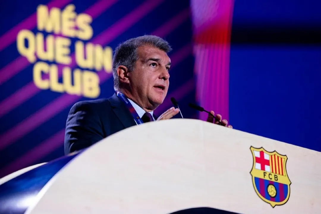 Joan Laporta, presidente del FC Barcelona. Foto: FC Barcelona