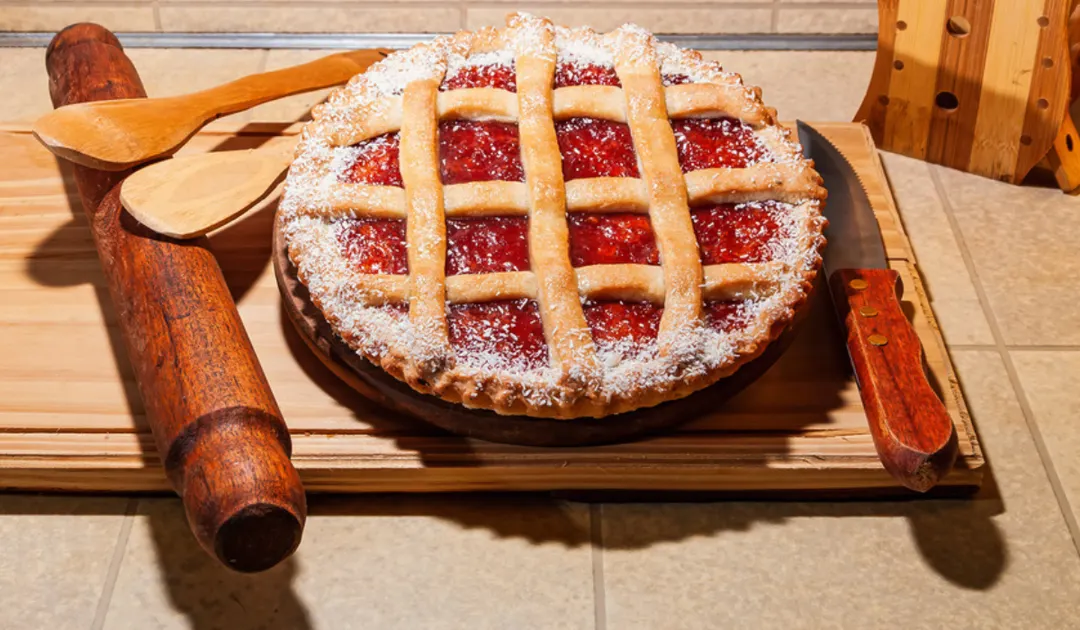 "Dulce tentación: pasta frola de membrillo, el postre ideal para compartir" Foto: Shutterstock