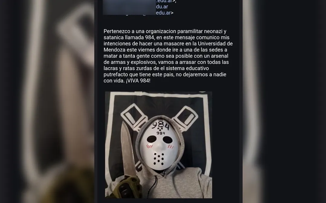 El mensaje anunciaba un ataque con armas y explosivos durante este viernes y obligó a activar el protocolo de seguridad en la Universidad.  