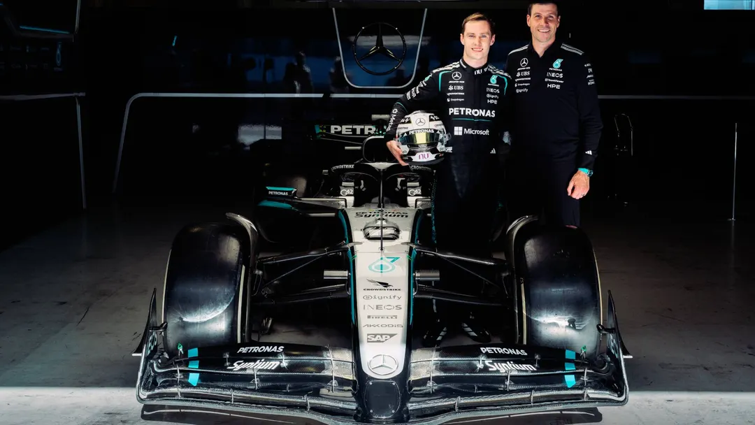 Histórico para Paraguay: Joshua Dürksen giró con un Mercedes de F1 en Portimão