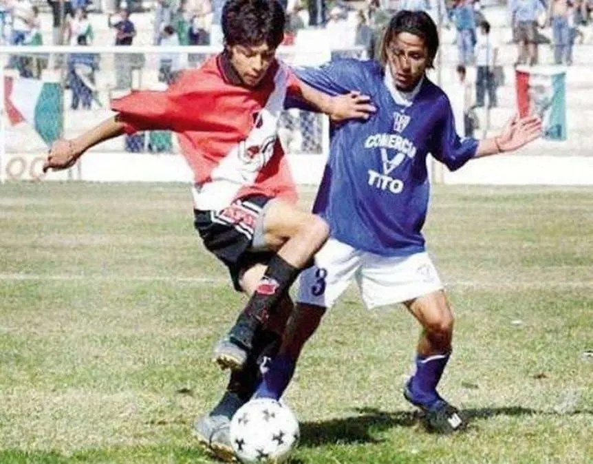 El debut de Enzo Pçerez en Liga Mendocina contra el Deportivo Guaymallén, en Rodeo. 