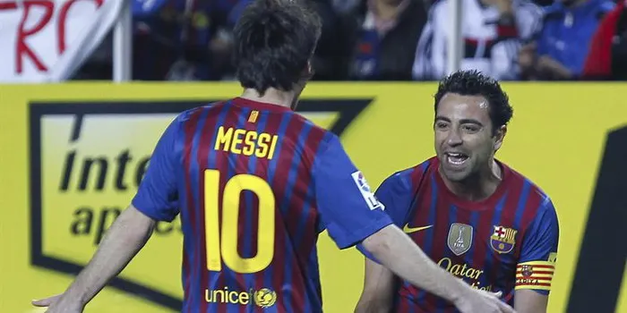 Xavi y Messi tuvieron un distanciamiento durante un largo tiempo. Foto: EFE