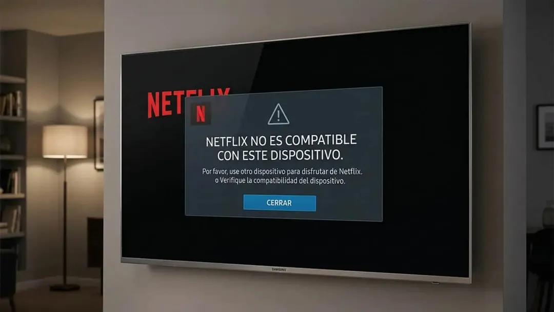 Netflix deja ser ser compatible por actualizaciones.