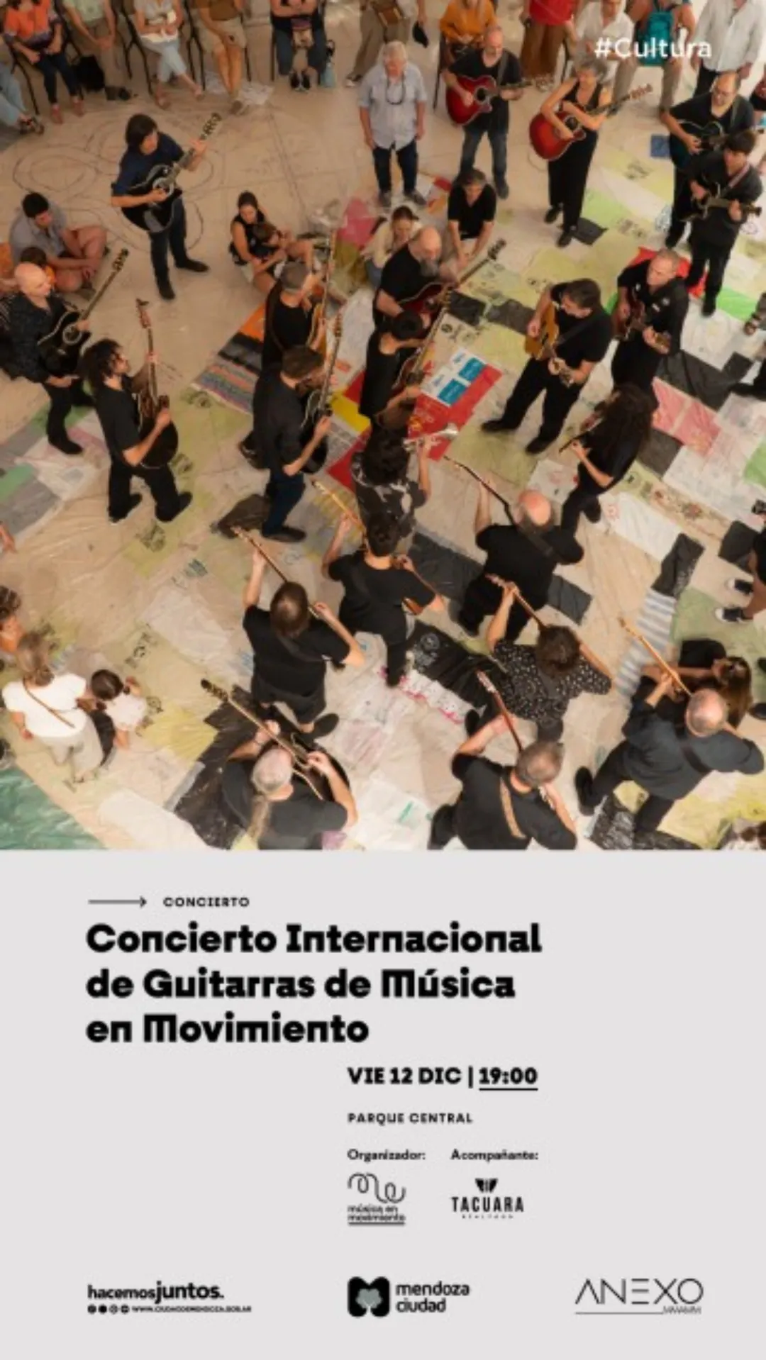 Concierto Internacional de Guitarras de Música en Movimiento.