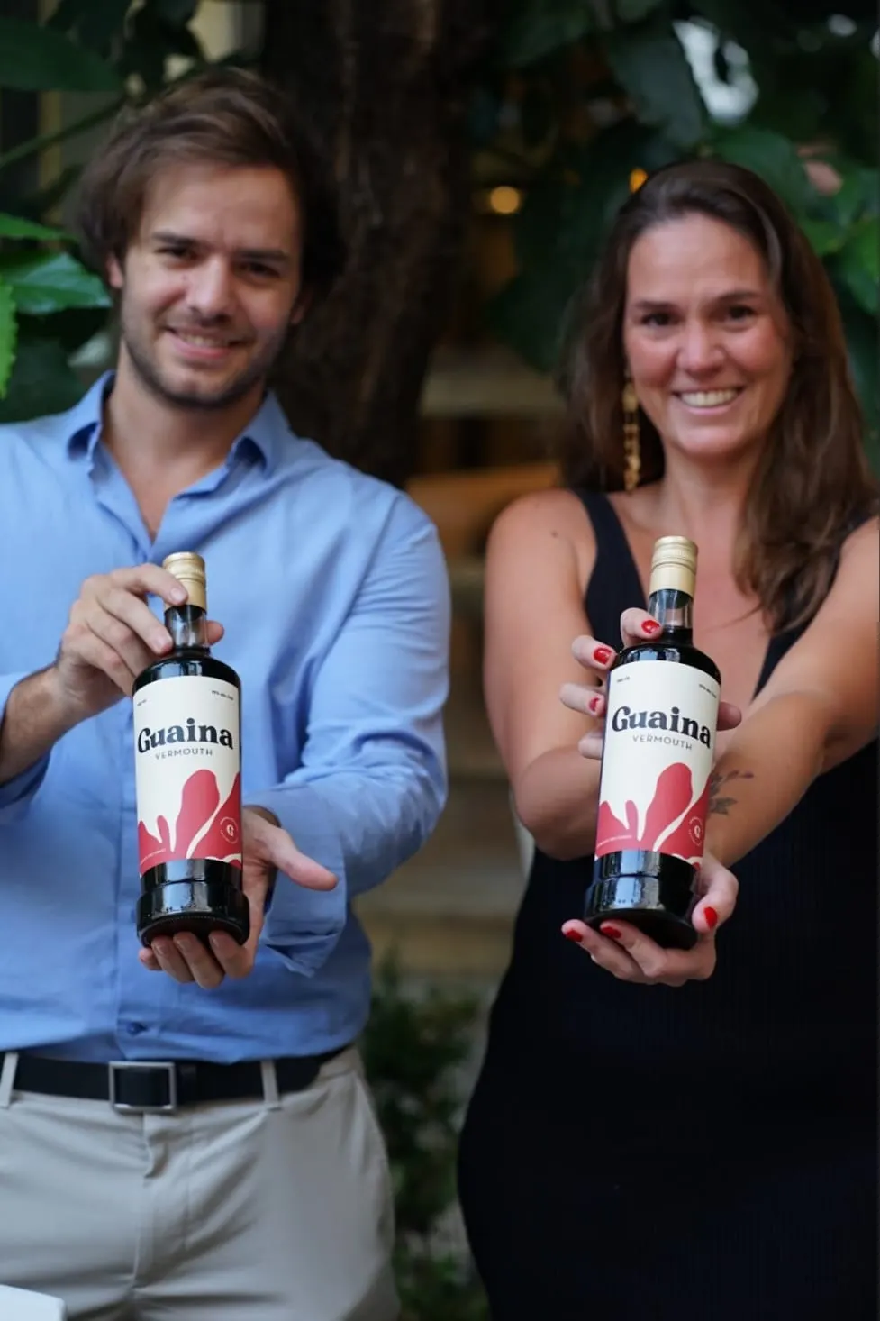 Los hermanos Fernanda Martino y Santiago  Giovannetti.